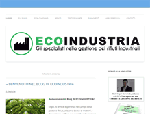 Tablet Screenshot of eco-industria.com